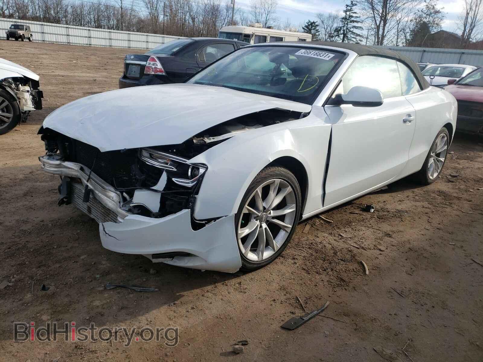 2013 AUDI A5 - VIN: WAULFAFH9DN007971 - Фото 2