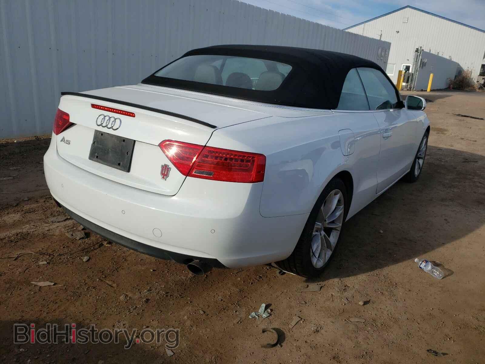 2013 AUDI A5 - VIN: WAULFAFH9DN007971 - Фото 4