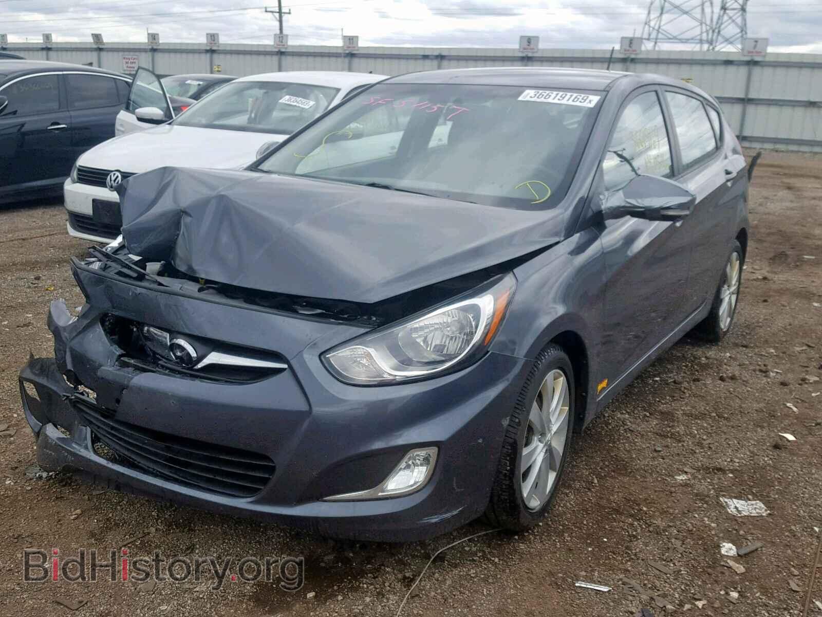 2013 HYUNDAI ACCENT - VIN: KMHCU5AE7DU061039 - Фото 2