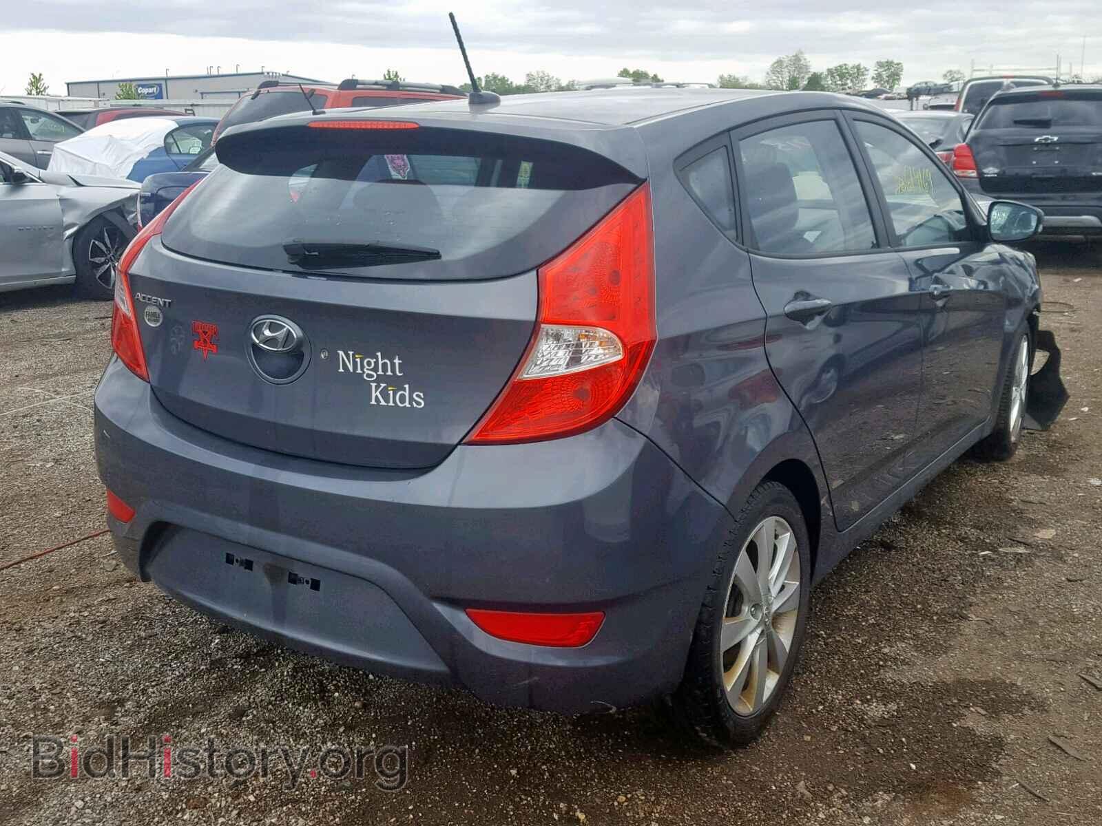 2013 HYUNDAI ACCENT - VIN: KMHCU5AE7DU061039 - Фото 4