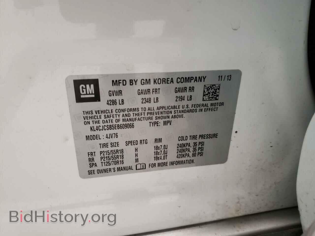 2014 BUICK ENCORE - VIN: KL4CJCSB5EB609066 - Photo 10