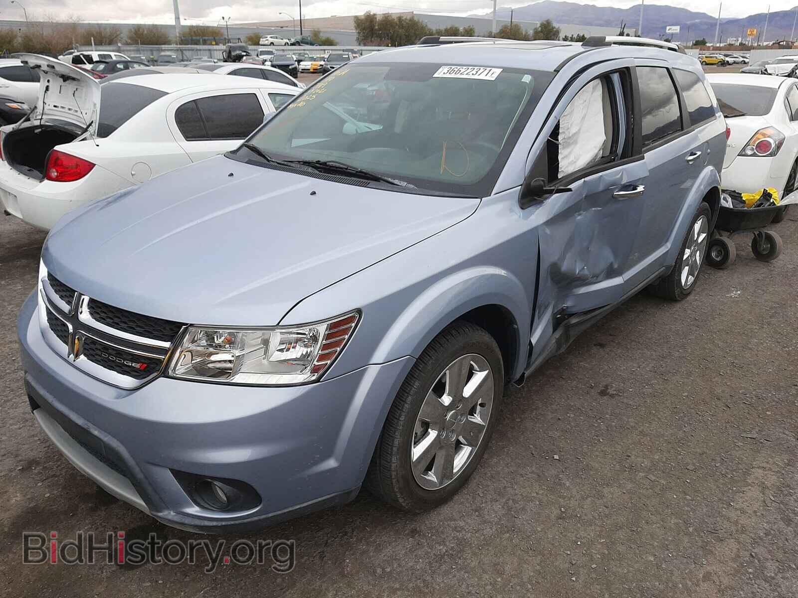 2013 DODGE JOURNEY - VIN: 3C4PDCDG7DT712025 - Фото 2
