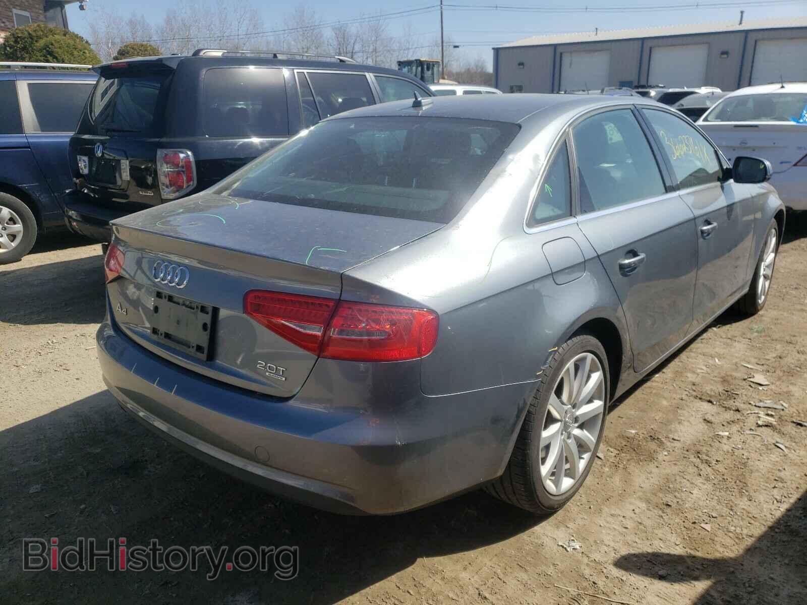 2013 AUDI A4 - VIN: WAUFFAFL9DN036694 - Фото 4