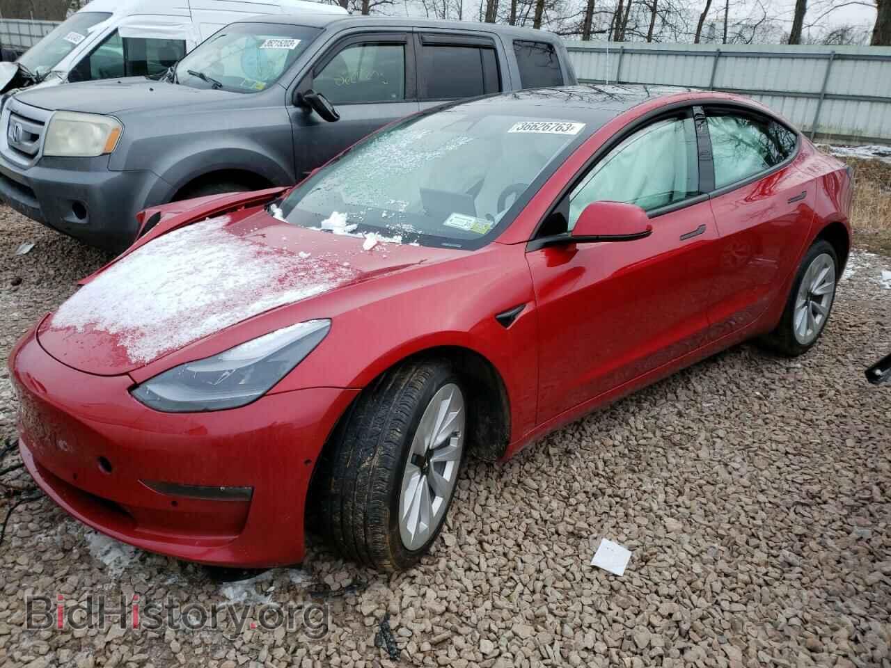 Photo 5YJ3E1EA9MF921517 - TESLA MODEL 3 2021