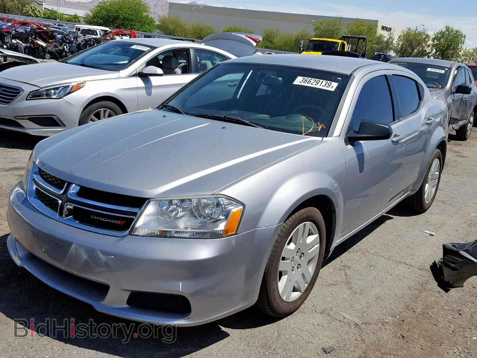2014 DODGE AVENGER - VIN: 1C3CDZAB6EN113777 - Фото 2