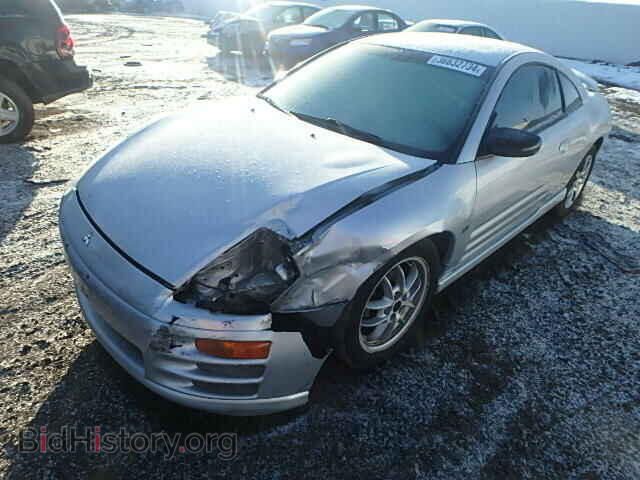 2002 MITSUBISHI ECLIPSE - VIN: 4A3AC54H22E099836 - Фото 2