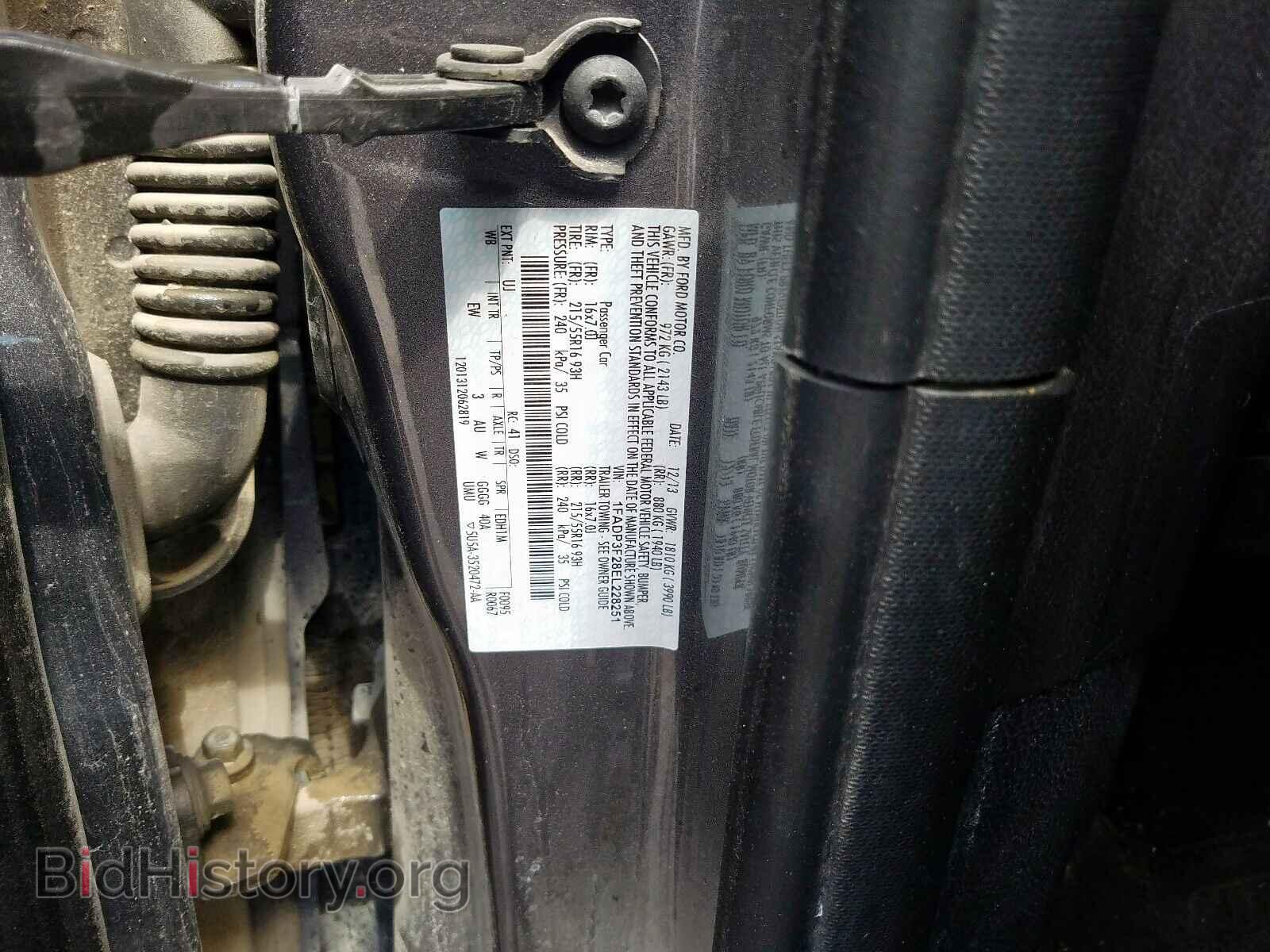 2014 FORD FOCUS - VIN: 1FADP3F28EL228251 - Photo 10