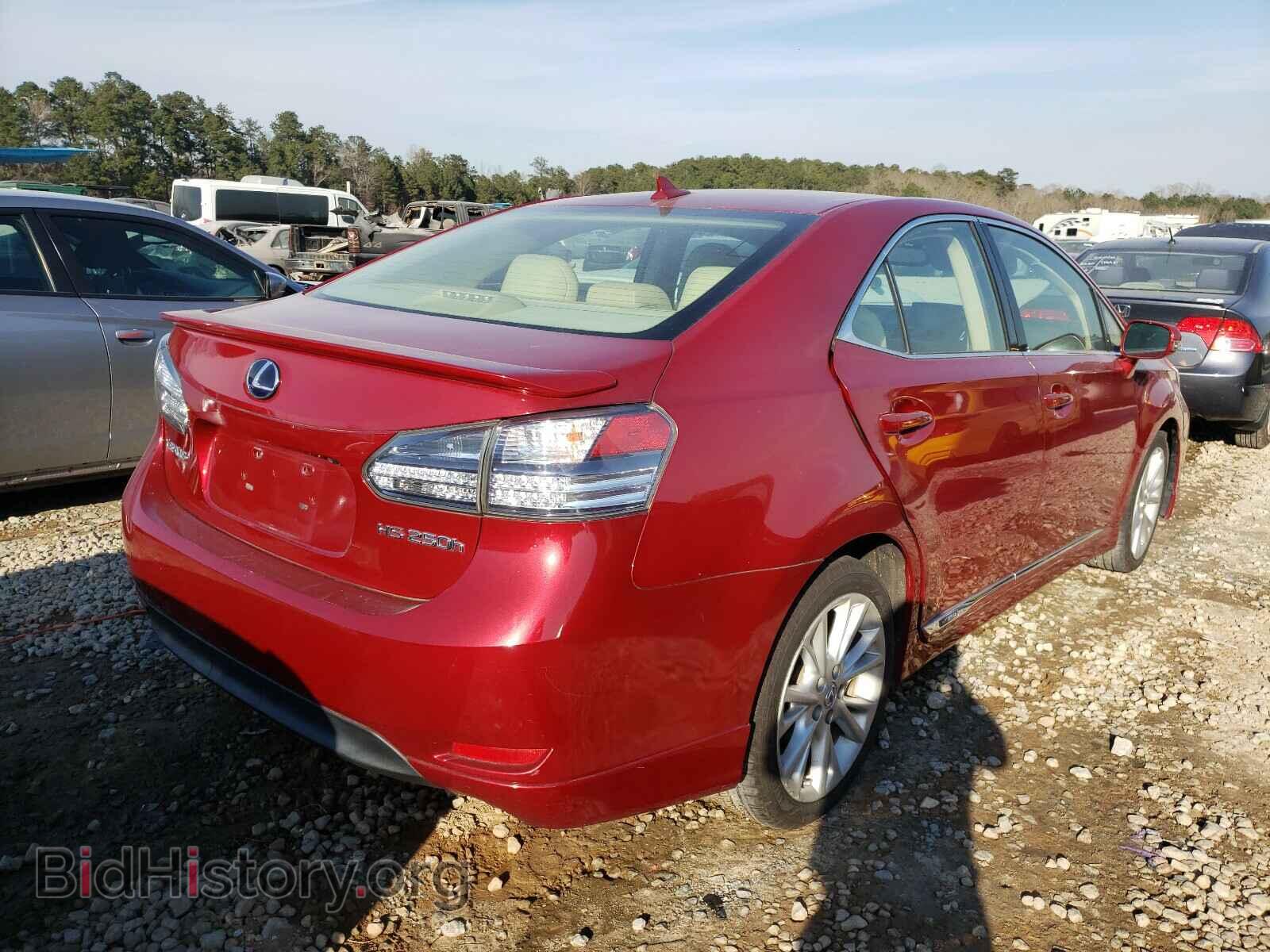 2010 LEXUS HS - VIN: JTHBB1BAXA2016970 - Фото 4