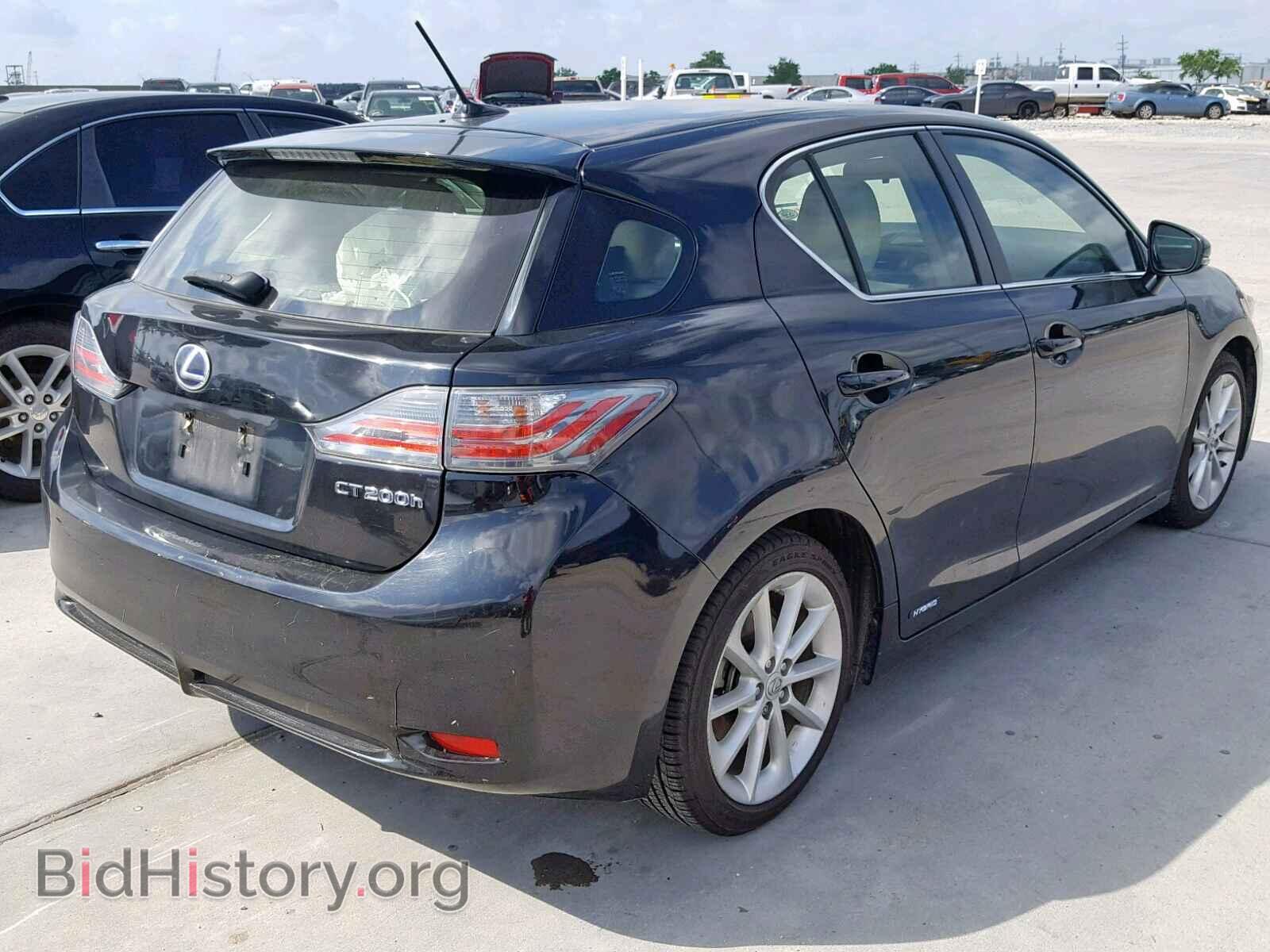 2012 LEXUS CT 200 - VIN: JTHKD5BH5C2113284 - Фото 4