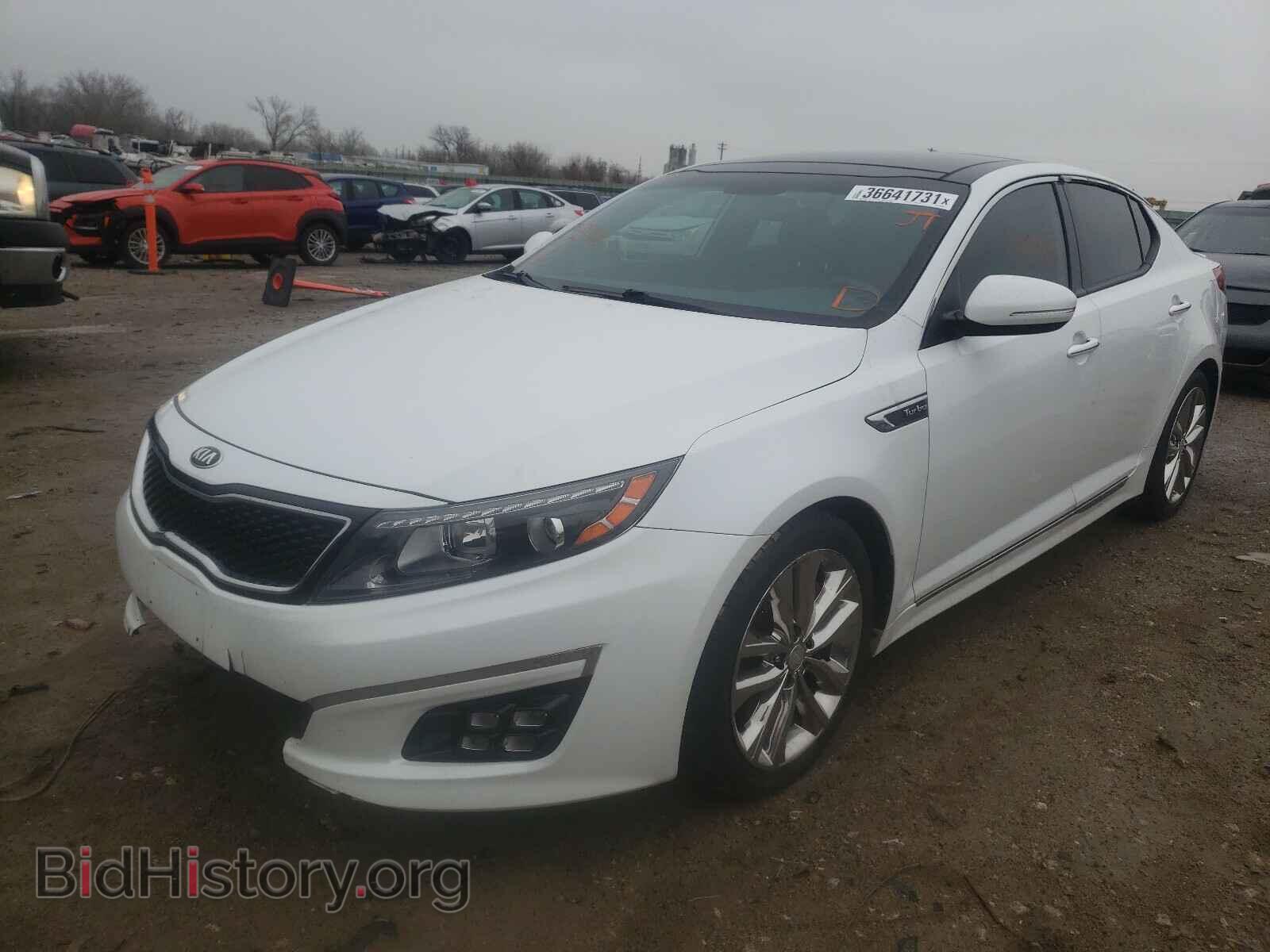2015 KIA OPTIMA - VIN: 5XXGR4A61FG353336 - Фото 2