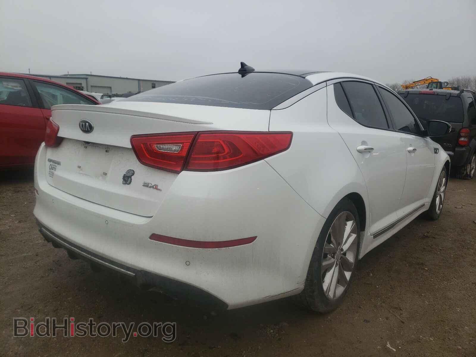 2015 KIA OPTIMA - VIN: 5XXGR4A61FG353336 - Фото 4