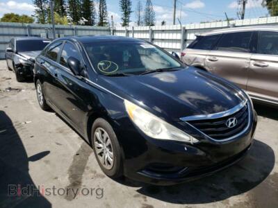 2012 Hyundai SONATA Sonata GLS, черный — VIN 5NPEB4AC4CH335348, Copart