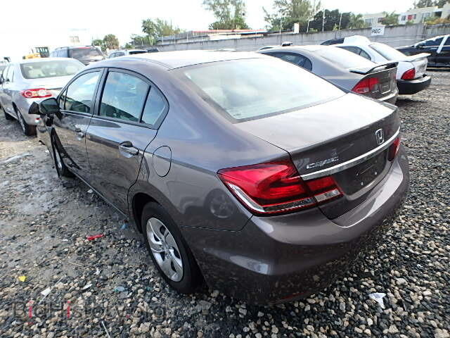 2013 HONDA CIVIC - VIN: 19XFB2F50DE064622 - Фото 3