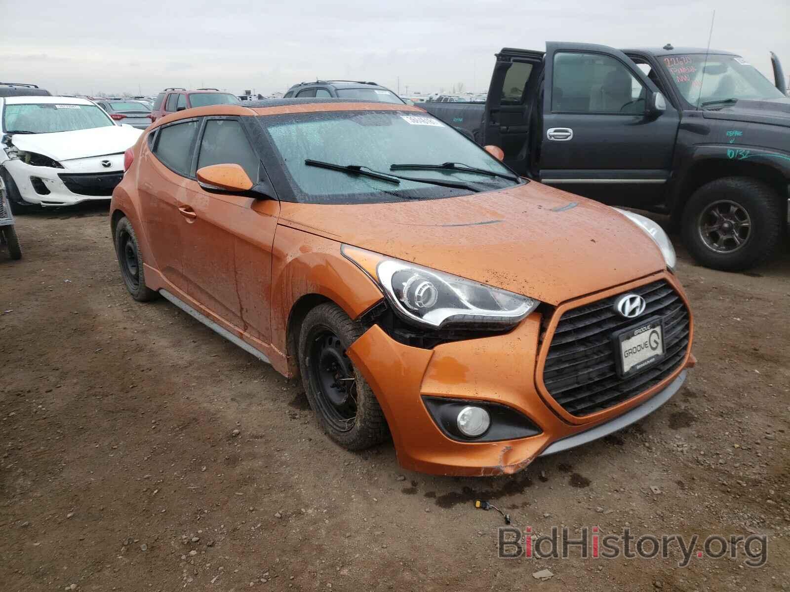 Photo KMHTC6AE9EU197781 - HYUNDAI VELOSTER 2014