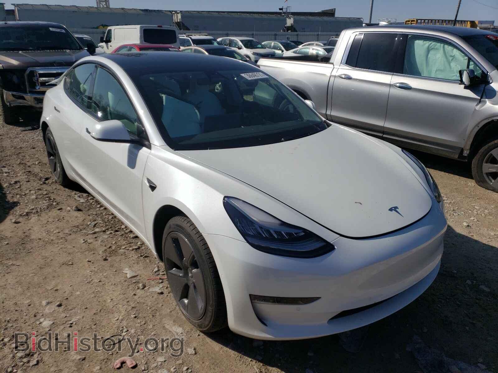 Photo 5YJ3E1EA4MF853630 - TESLA MODEL 3 2021