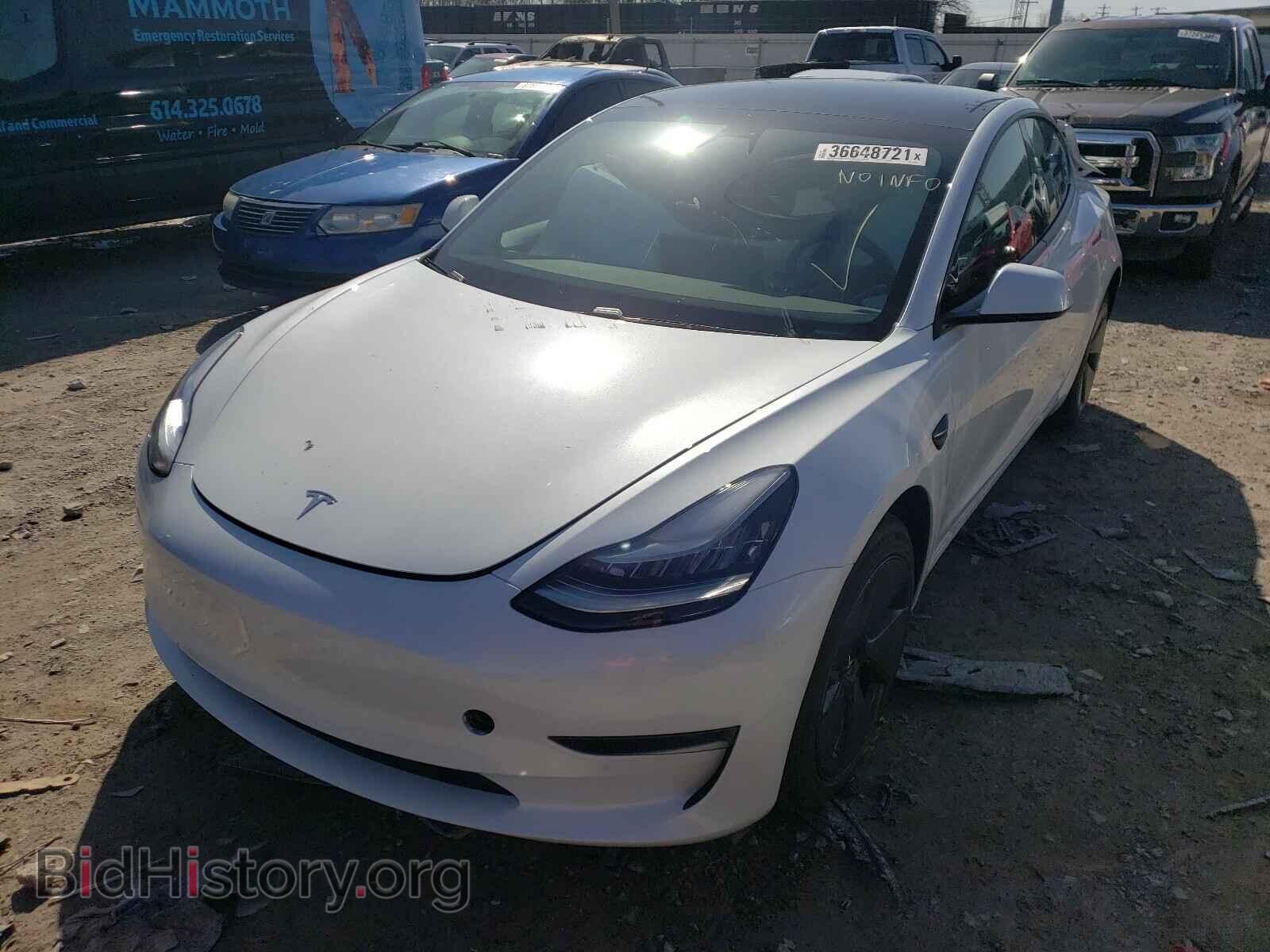 2021 TESLA MODEL 3 - VIN: 5YJ3E1EA4MF853630 - Photo 2