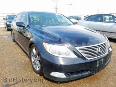 2007 Lexus LS460 LS 460l, черный — VIN JTHGL46F775018872, Copart