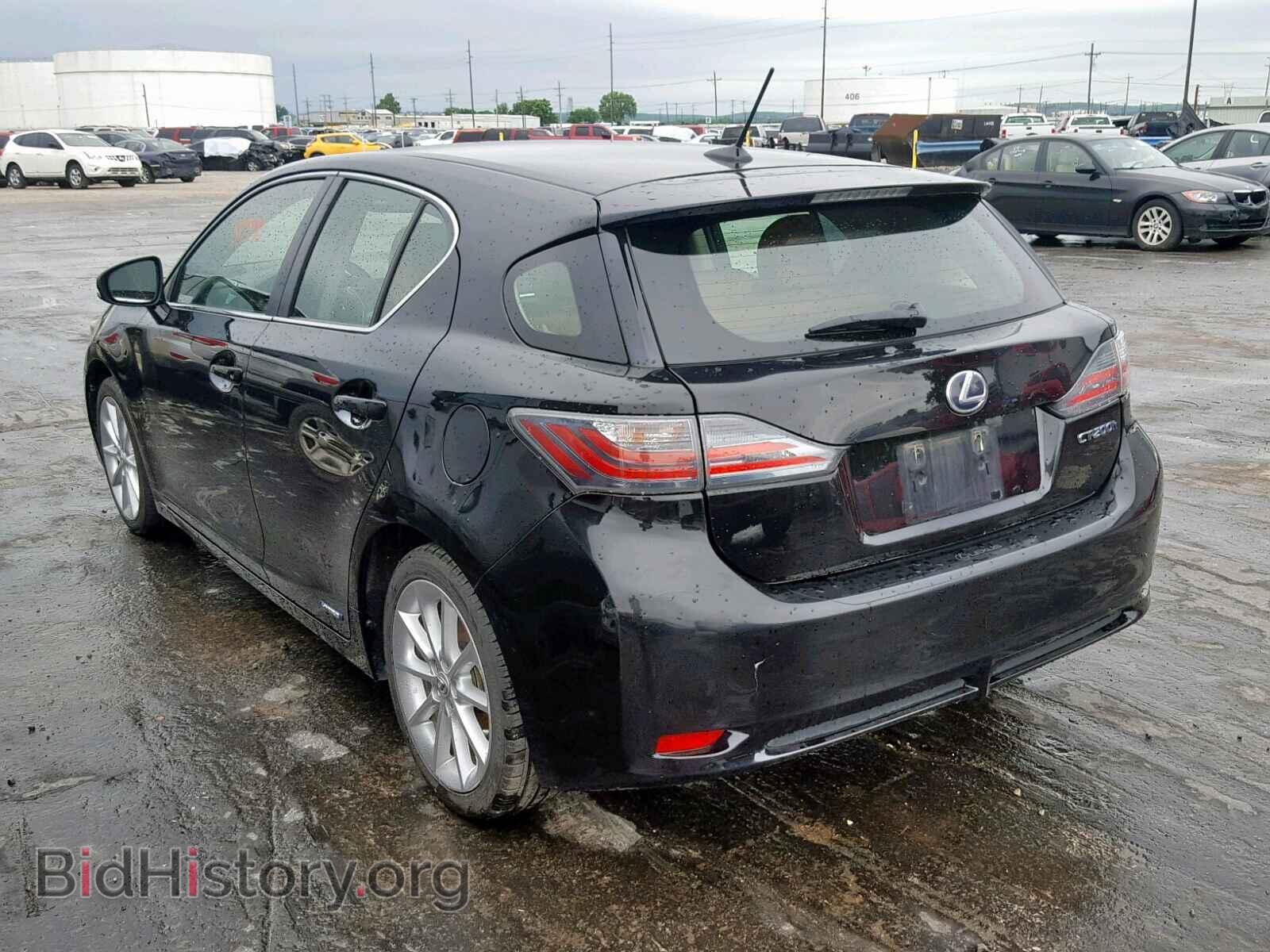 2011 LEXUS CT 200 - VIN: JTHKD5BH2B2014338 - Фото 3