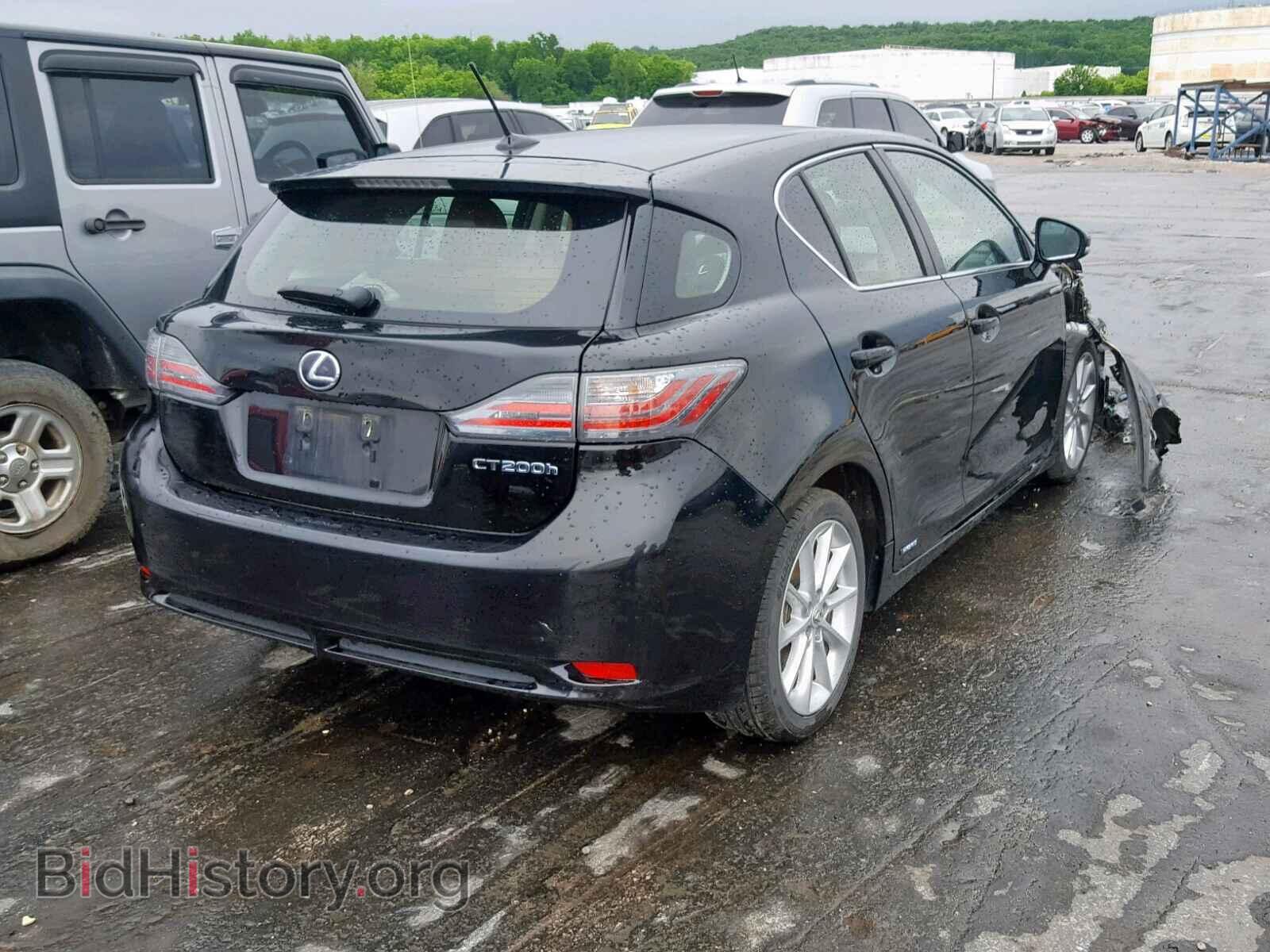 2011 LEXUS CT 200 - VIN: JTHKD5BH2B2014338 - Фото 4