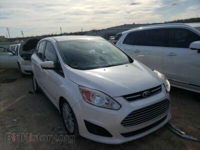 2014 Ford CMAX C-Max SE, white — VIN 1FADP5AU9EL502268, Copart
