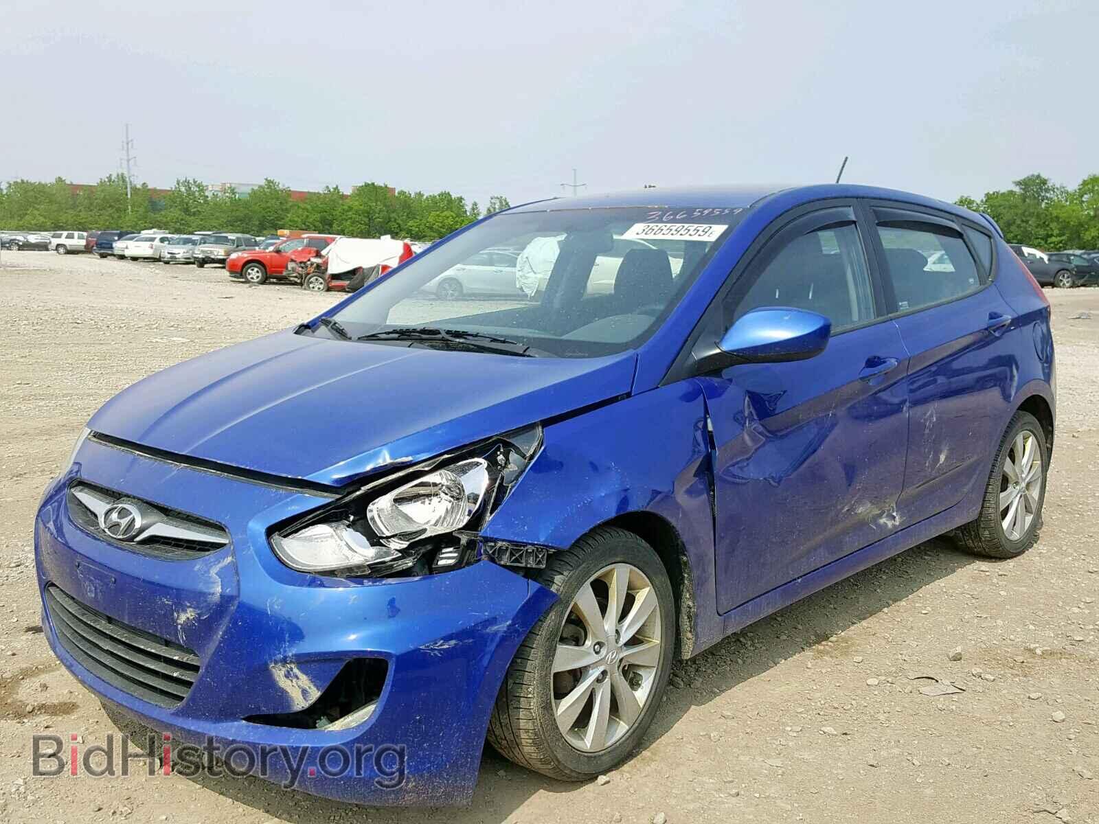 2012 HYUNDAI ACCENT - VIN: KMHCU5AE9CU055709 - Фото 2