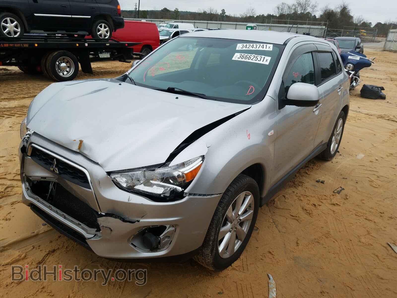 2014 MITSUBISHI OUTLANDER - VIN: 4A4AP3AUXEE003820 - Фото 2