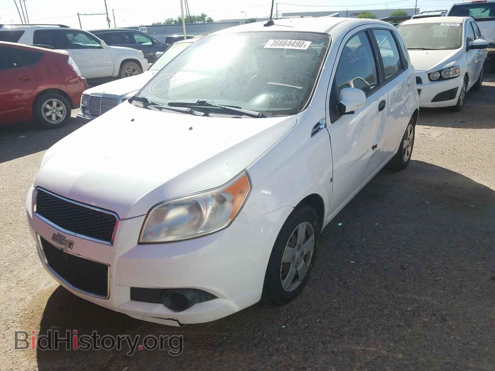 2009 CHEVROLET AVEO - VIN: KL1TD66E09B312559 - Фото 2