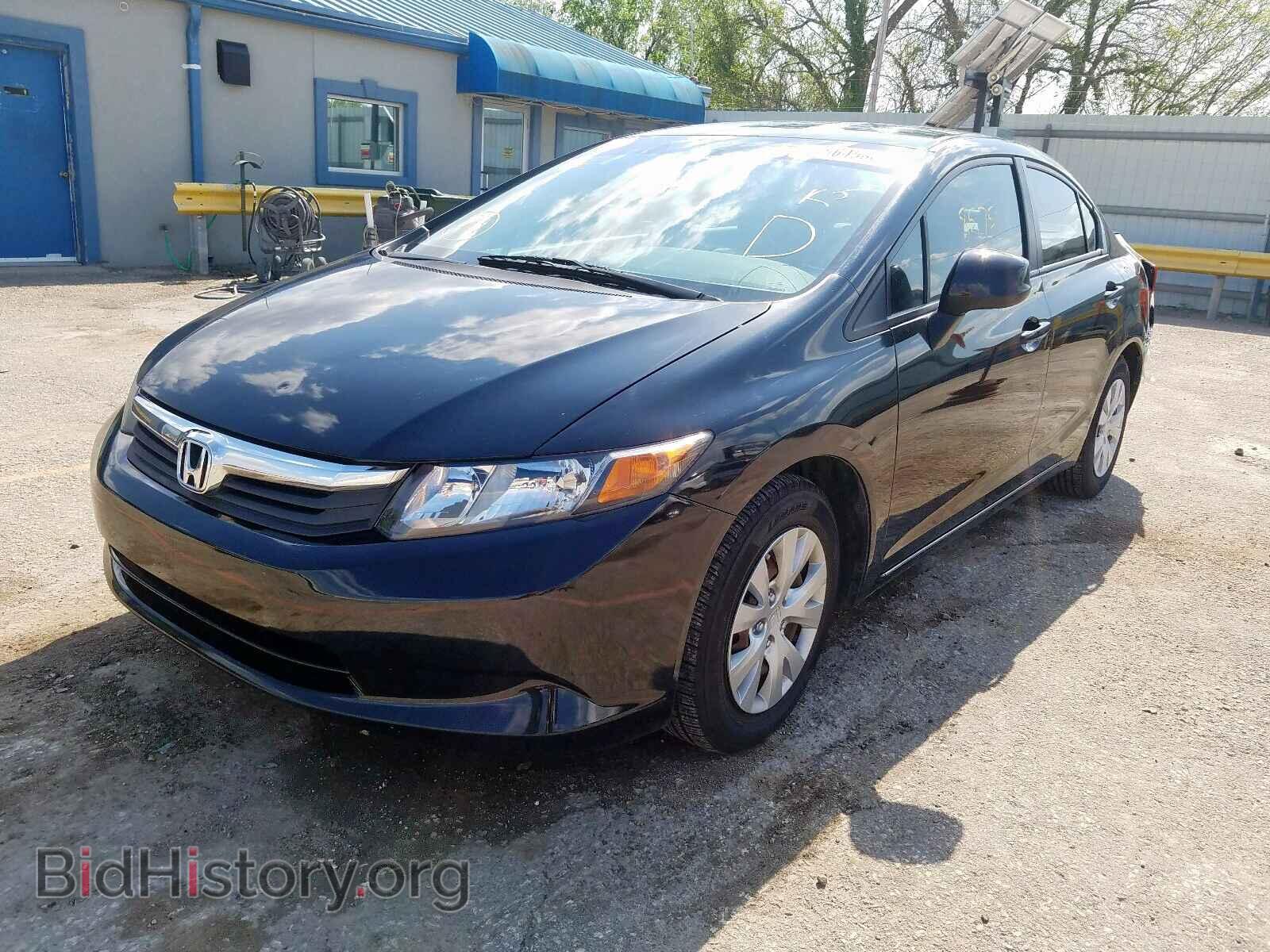 2012 HONDA CIVIC - VIN: 2HGFB2F56CH610697 - Фото 2