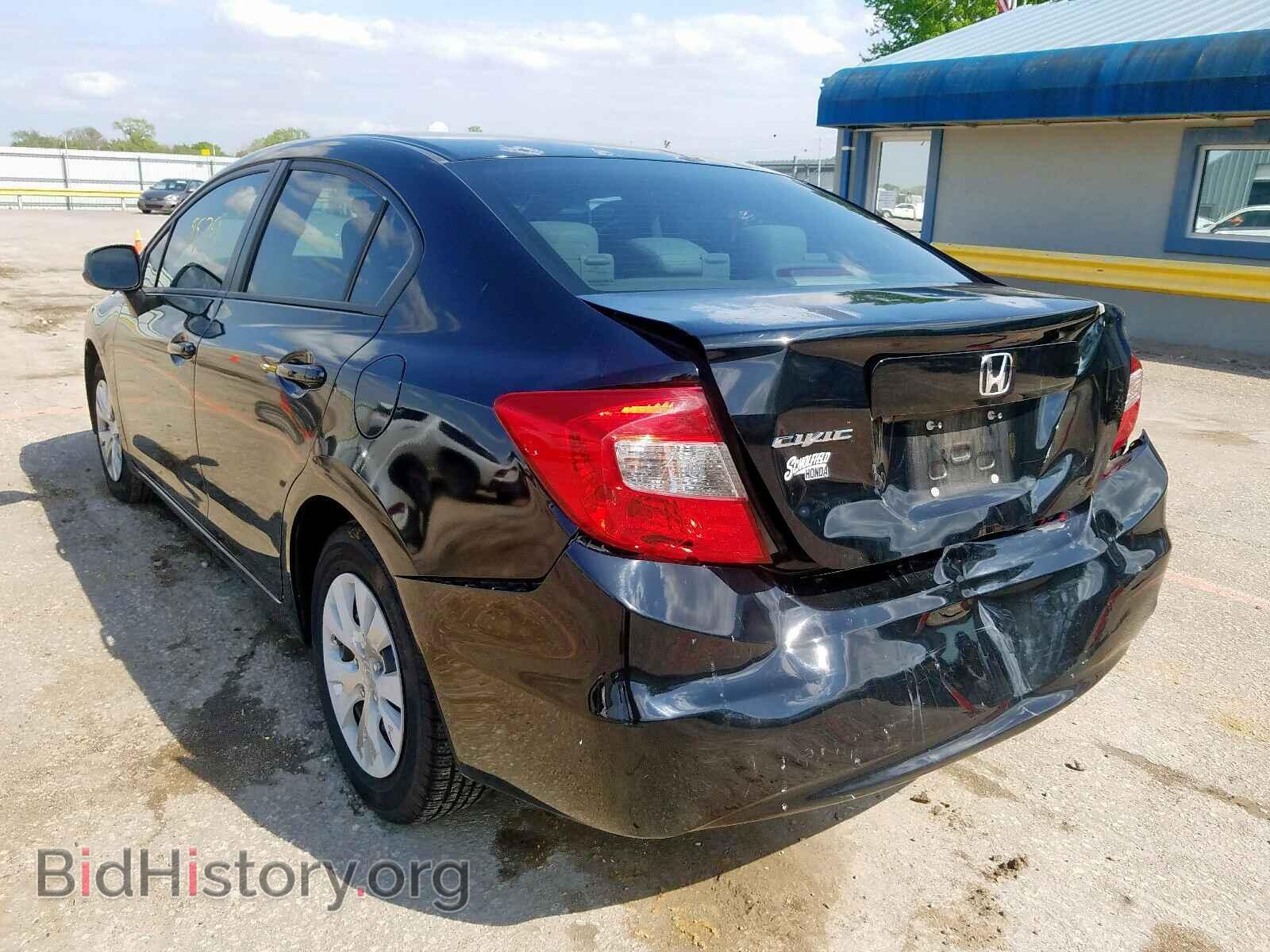 2012 HONDA CIVIC - VIN: 2HGFB2F56CH610697 - Фото 3