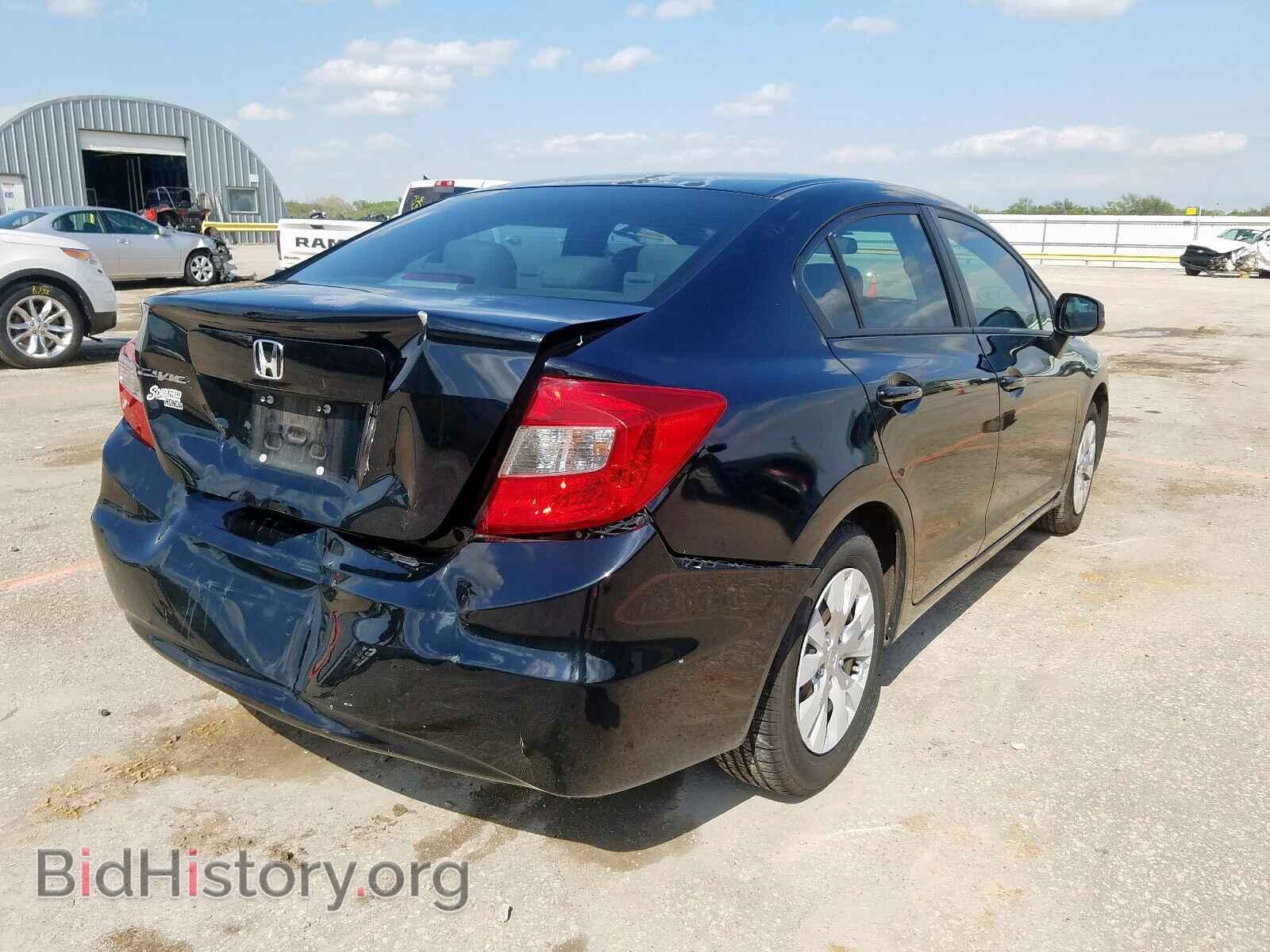 2012 HONDA CIVIC - VIN: 2HGFB2F56CH610697 - Фото 4