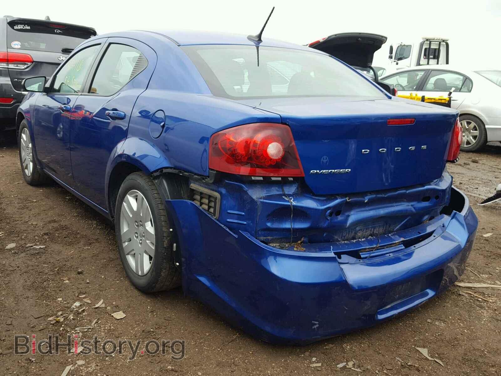 2014 DODGE AVENGER - VIN: 1C3CDZAB8EN162124 - Фото 3