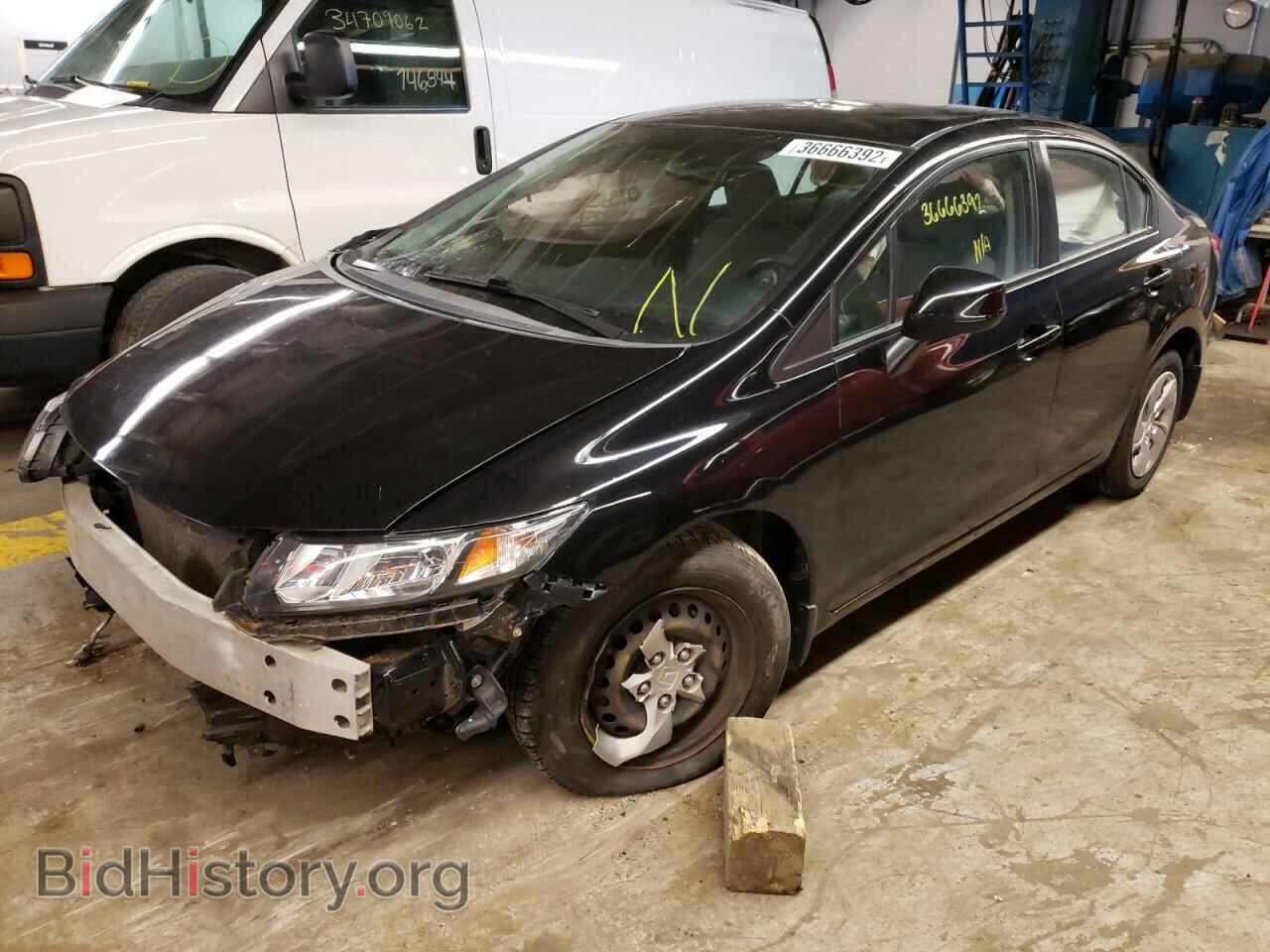 2013 HONDA CIVIC - VIN: 19XFB2F50DE090525 - Фото 2