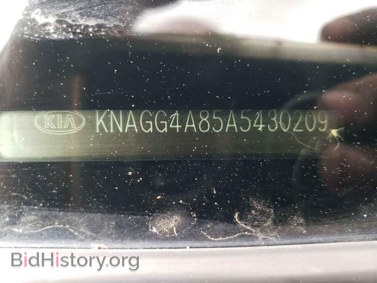 2010 KIA OPTIMA - VIN: KNAGG4A85A5430209 - Фото 10