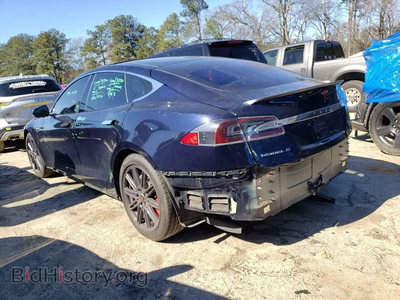 2015 TESLA MODEL S - VIN: 5YJSA1H21FF080338 - Фото 2