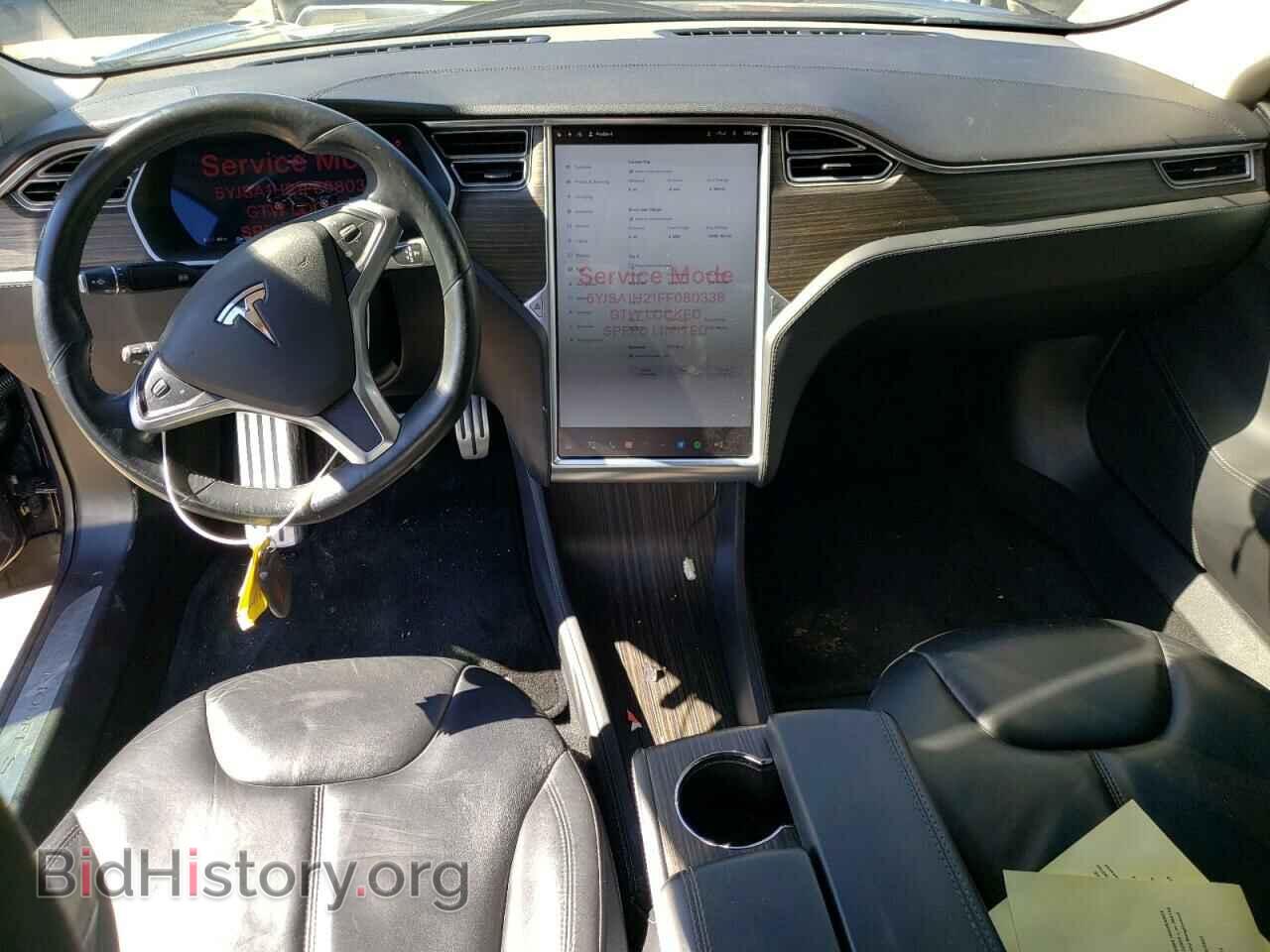 2015 TESLA MODEL S - VIN: 5YJSA1H21FF080338 - Фото 8