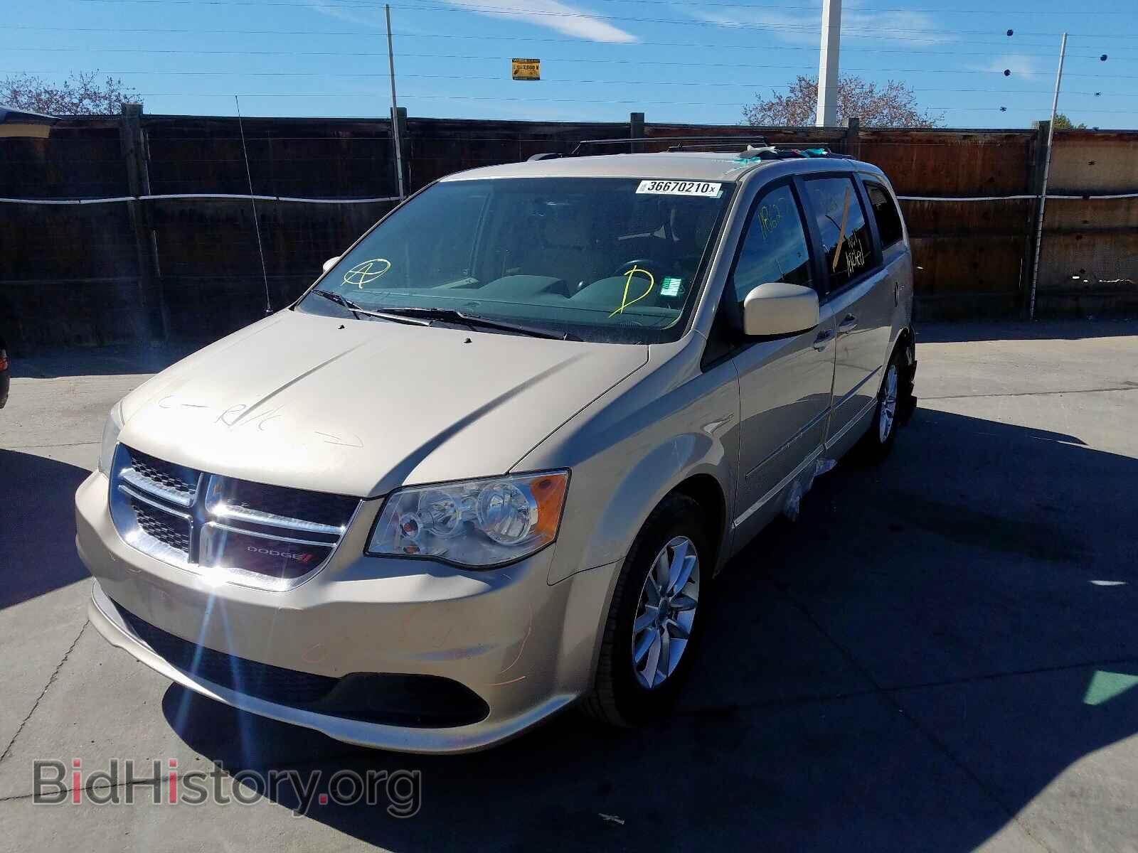 2013 DODGE CARAVAN - VIN: 2C4RDGCG8DR732367 - Фото 2