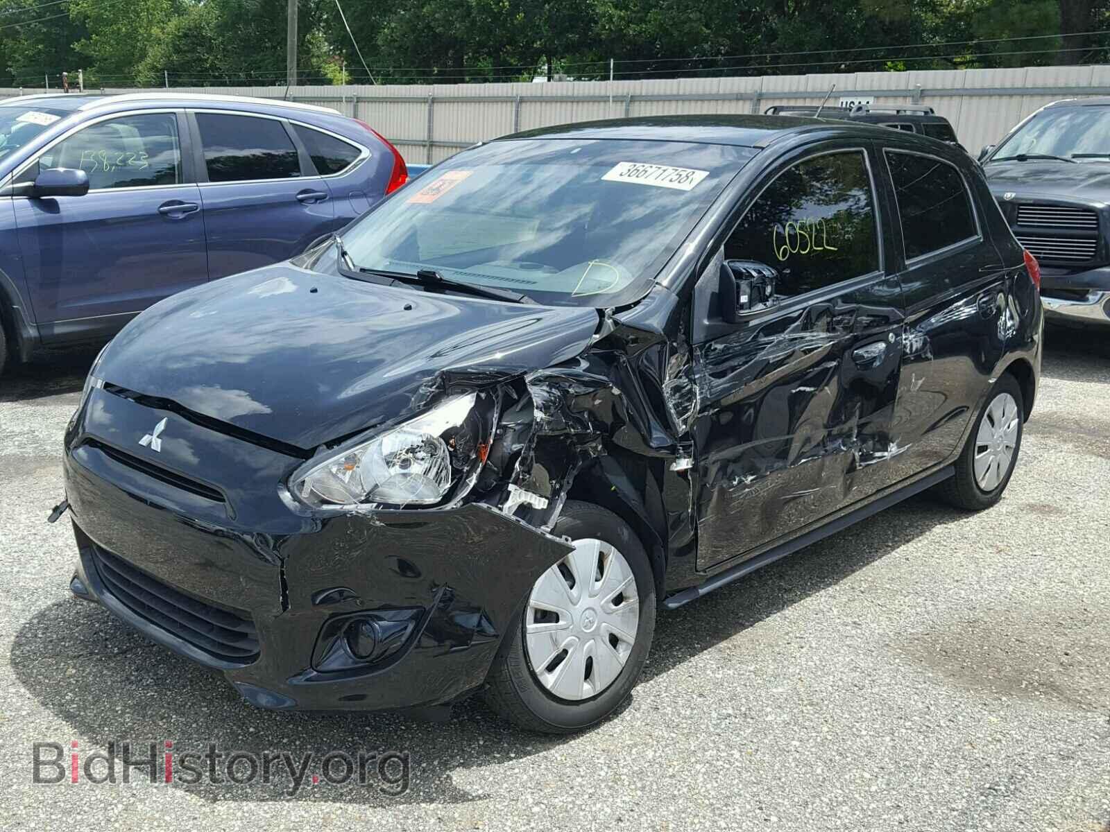 2015 MITSUBISHI MIRAGE - VIN: ML32A3HJ7FH037581 - Фото 2