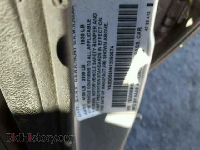 2001 SAAB 9 3 - VIN: YS3DD58H612050574 - Photo 10