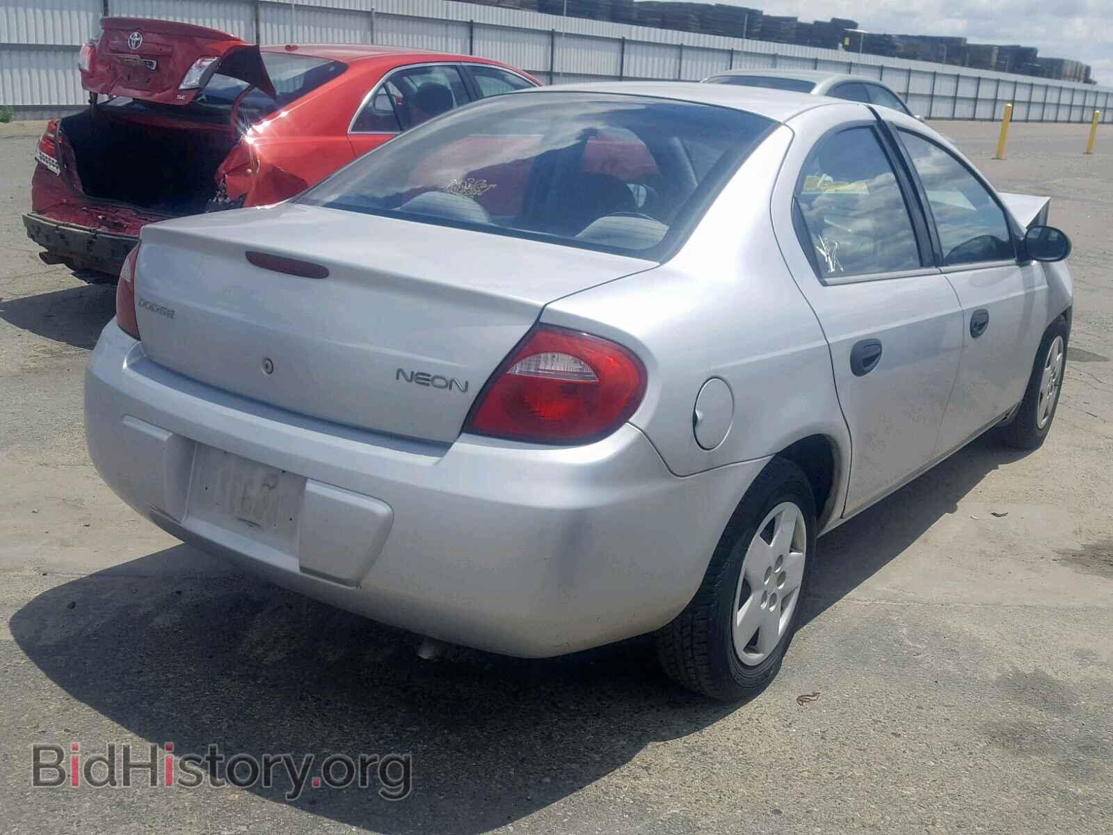 2005 DODGE NEON - VIN: 1B3ES26C75D124037 - Фото 4