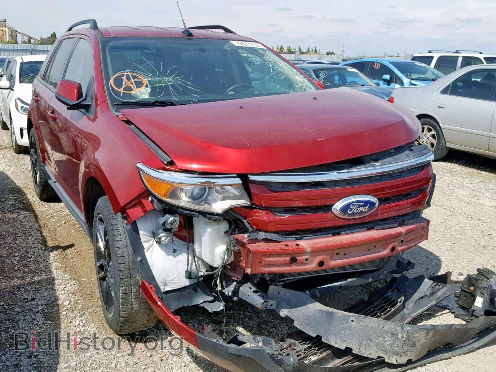 Photo 2FMDK3J95EBB47278 - FORD EDGE SEL 2014