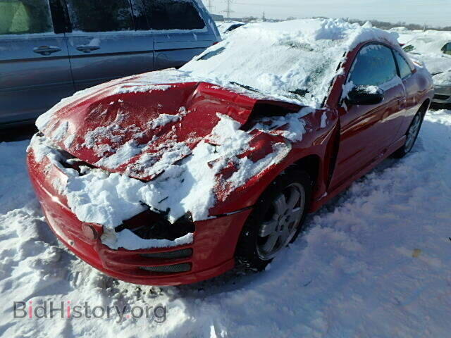 2001 MITSUBISHI ECLIPSE - VIN: 4A3AC54H31E017370 - Фото 2