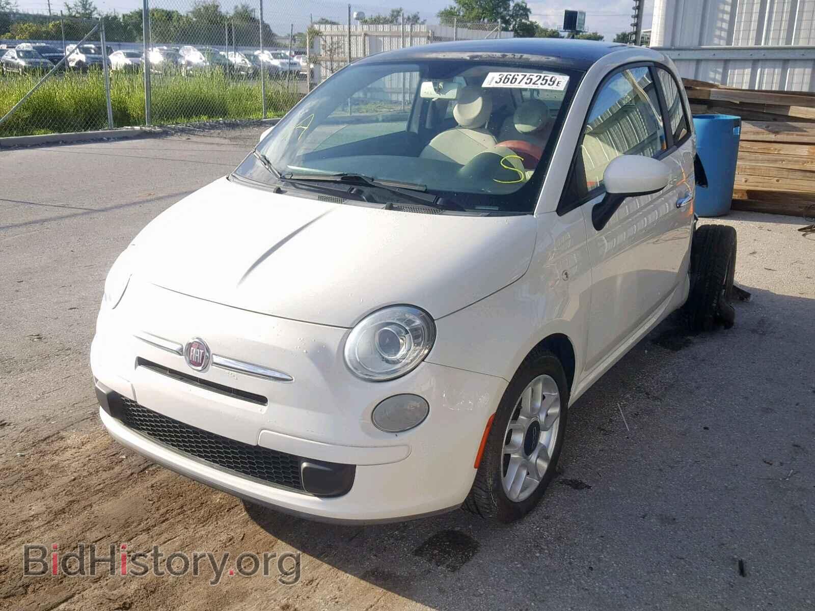 2012 FIAT 500 - VIN: 3C3CFFAR8CT303762 - Фото 2