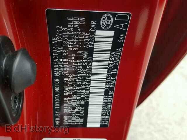 2013 TOYOTA COROLLA - VIN: 2T1BU4EE4DC015430 - Фото 10