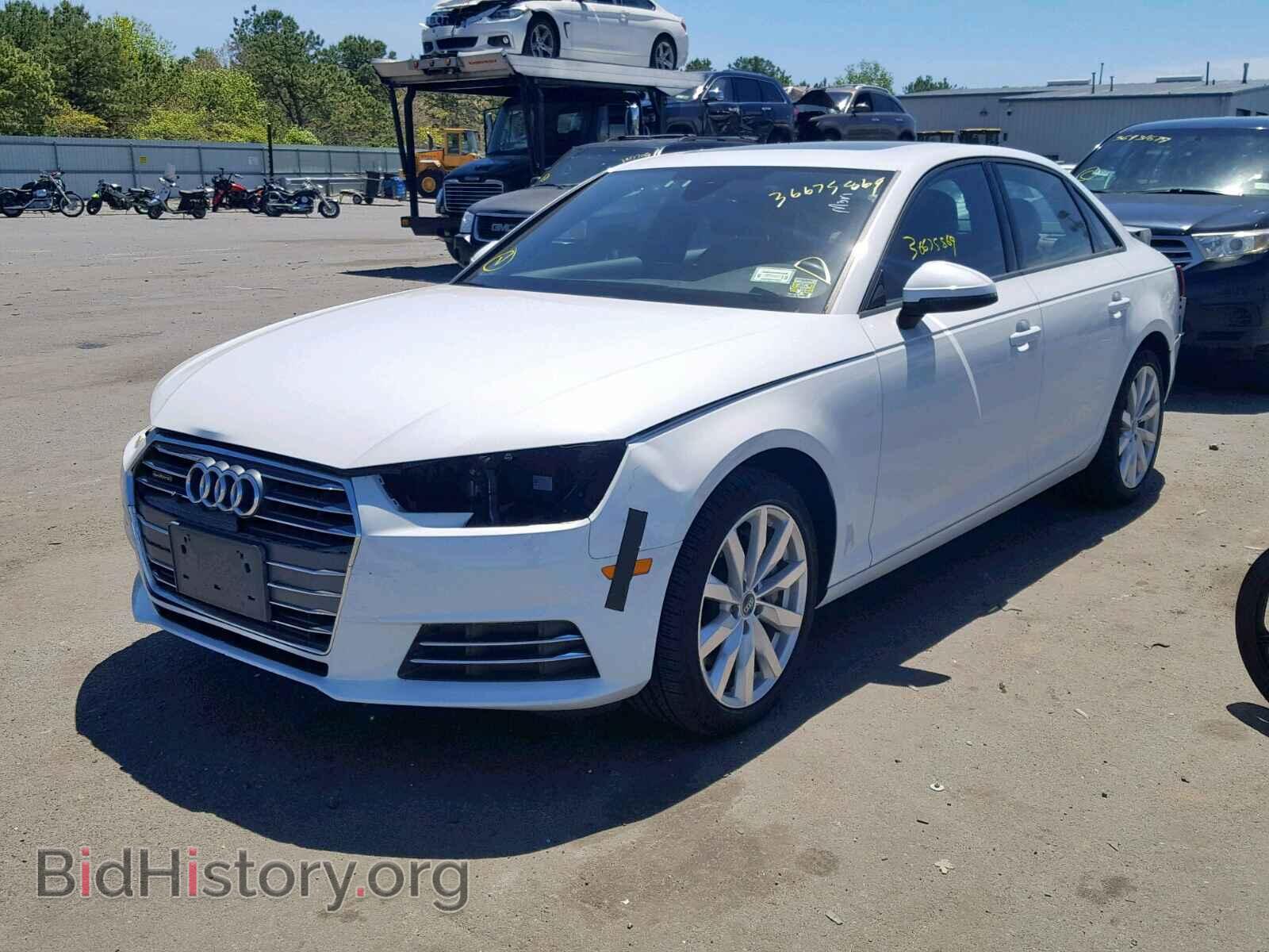 2017 AUDI A4 - VIN: WAUANAF49HN069352 - Фото 2