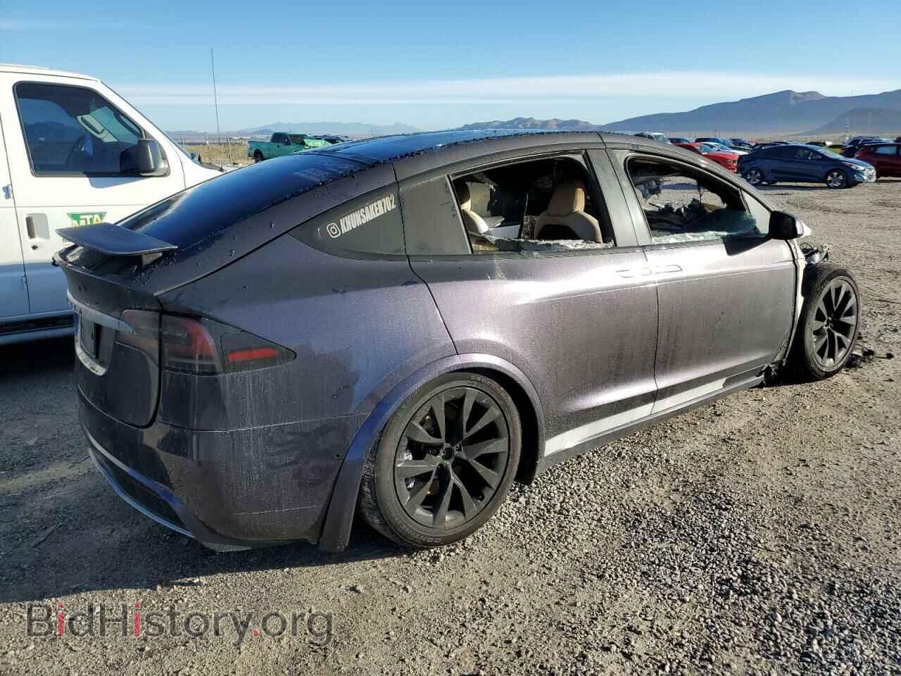 2022 TESLA MODEL X - VIN: 7SAXCBE63NF341984 - Фото 3