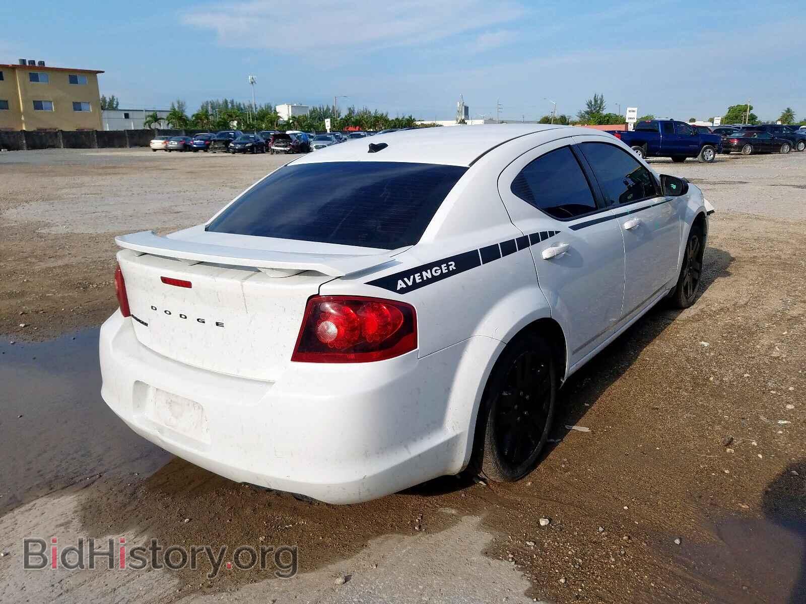 2014 DODGE AVENGER - VIN: 1C3CDZAB3EN125885 - Фото 4