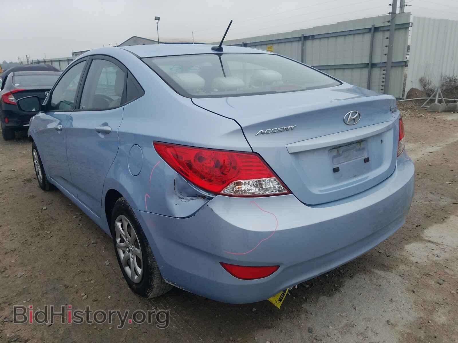 2013 HYUNDAI ACCENT - VIN: KMHCT4AE4DU534702 - Фото 3