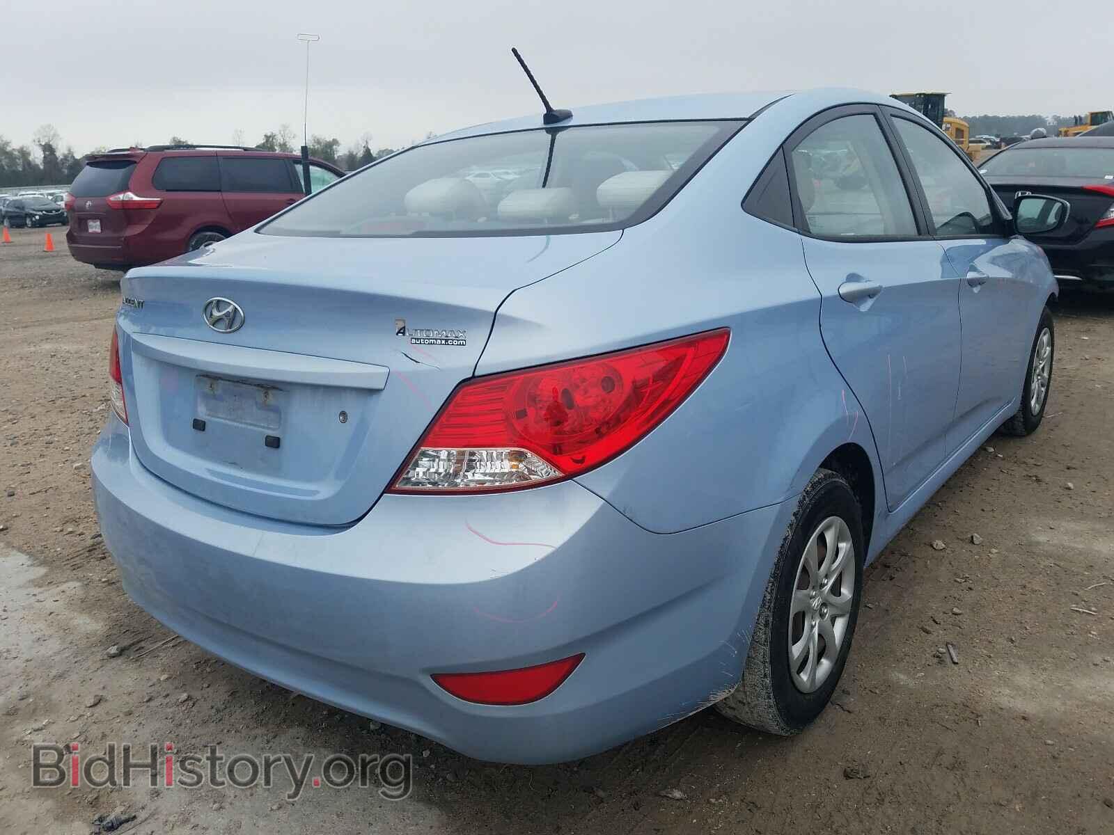 2013 HYUNDAI ACCENT - VIN: KMHCT4AE4DU534702 - Фото 4