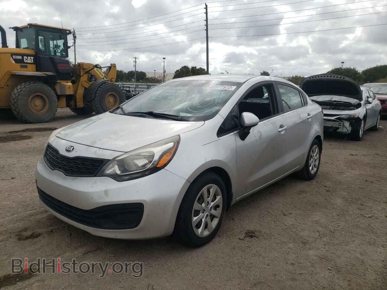 2013 KIA RIO - VIN: KNADM4A36D6219034 - Фото 2