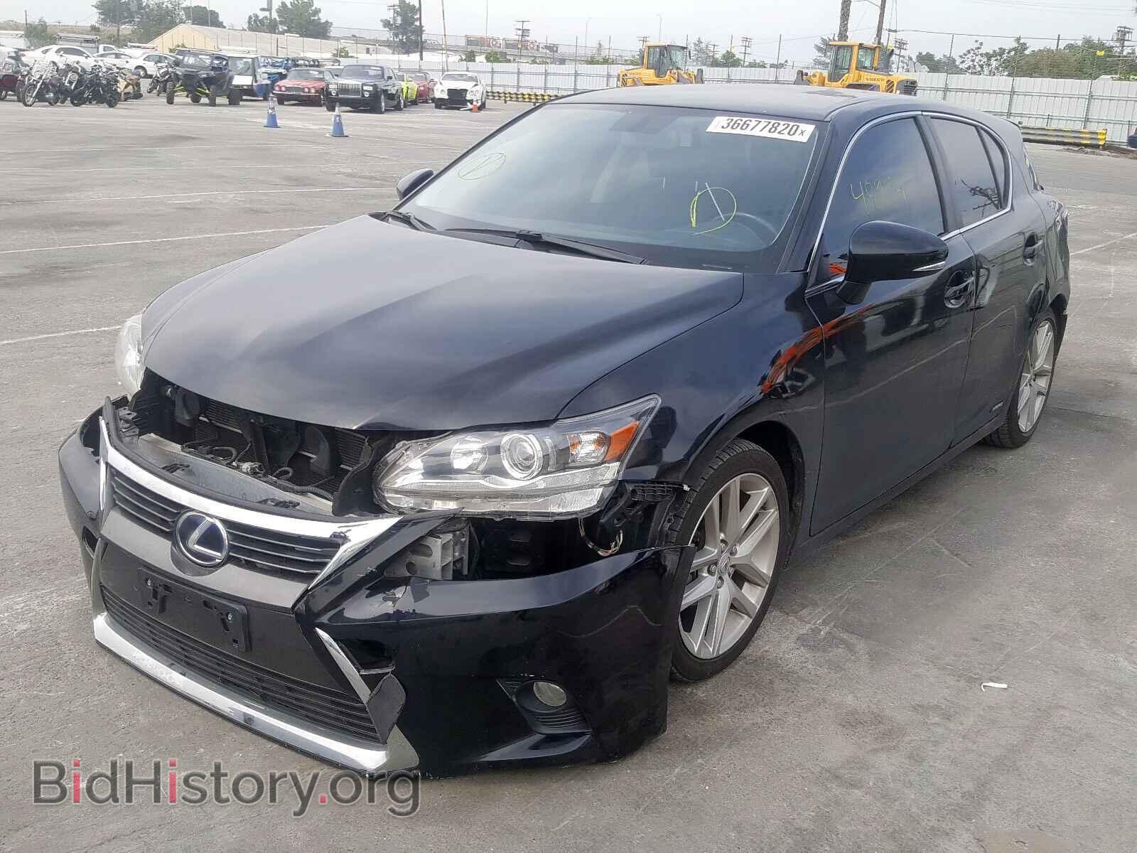 2016 LEXUS CT 200 - VIN: JTHKD5BH5G2278547 - Фото 2